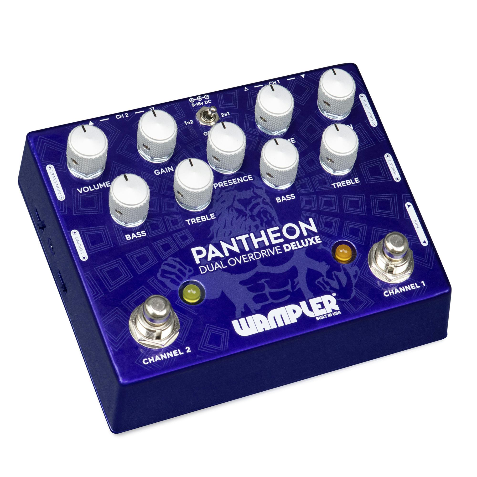 Wampler Dual Pantheon Deluxe Overdrive Pedal - Andertons Music Co.